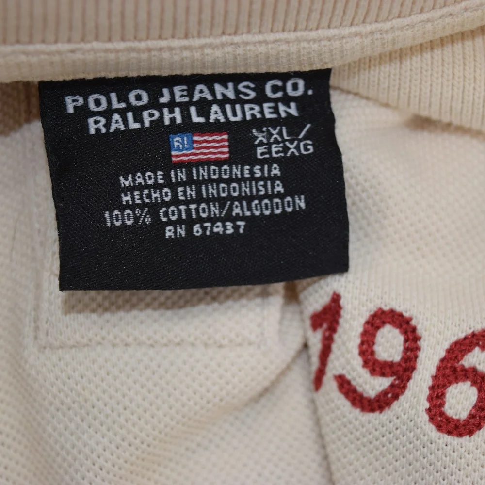 Rare Vintage Polo Jeans 1967 Spellout 90's‎